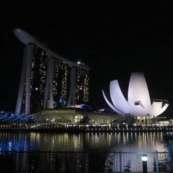 Marina Bay Area nighttime